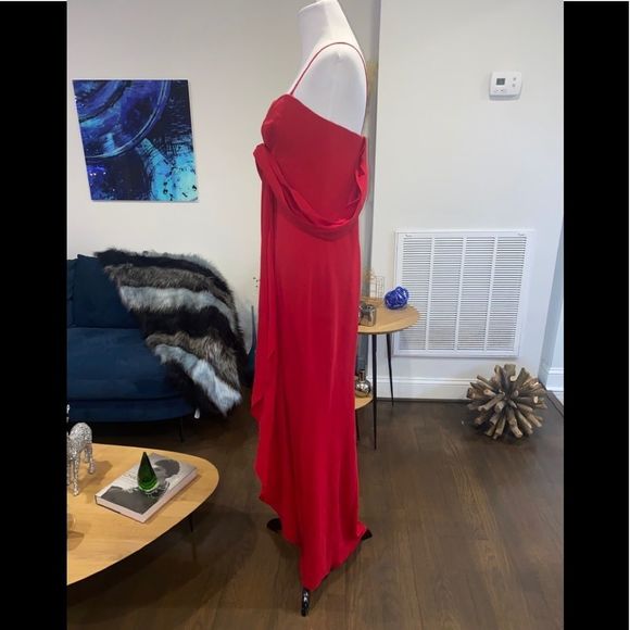 Carolina Herrera Spaghetti Strap Dress - Picture 4 of 6